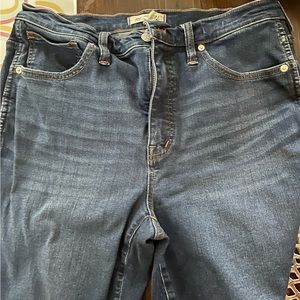 Madewell 10” high rise skinny jeans